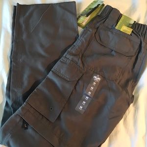 Youth medium zip off convertible scout pants